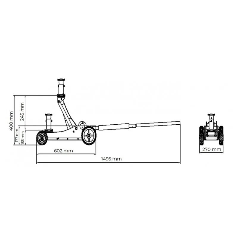 servisna dizalica offroad owh1.5 holzmann maschinen - slika 4