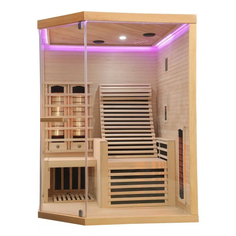sauna carbon 3 infracrvena za 2 osobe 150x150x195 cm - slika 17