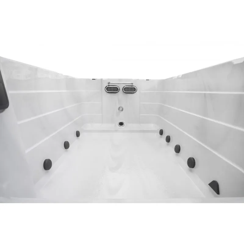 bazen hidromasažni-jacuzzi ibiza srebrno-bijela 400x228x131 cm - slika 5