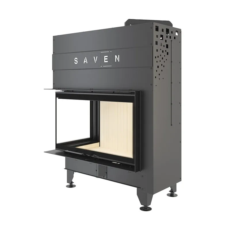 kamin ugradbeni g/saven energy up 85x50x47l (17,0 kw) - bijeli šamot - slika 6