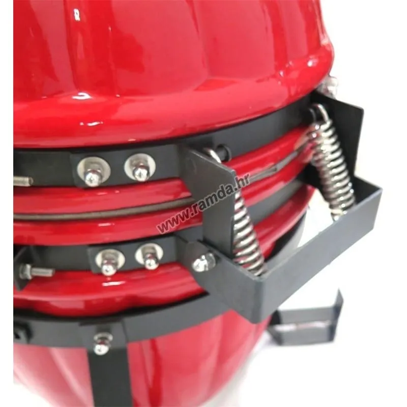 roštilj kamado žar pumpkin crven fi15" fi38cm - slika 5