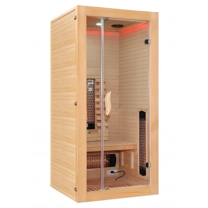 sauna infracrvena malmö 1 za 1 osobu 90x90x190 cm - slika 9