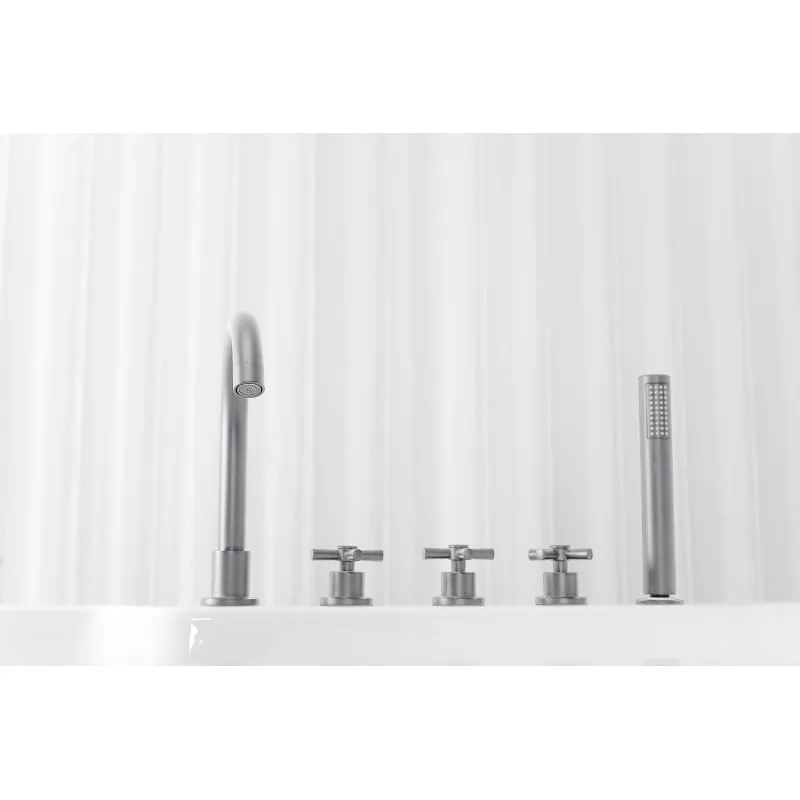 kada samostojeća aruba krom 170x75x58 cm - slika 16