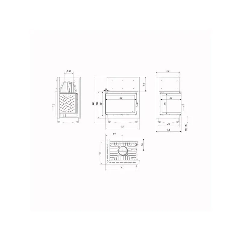 zuzia eco/l/bs/deco ugradbeni kamin - slika 5