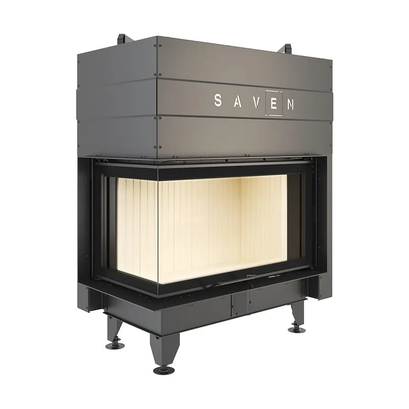 kamin ugradbeni g/saven energy up 85x50x47l (17,0 kw) - bijeli šamot - slika 5