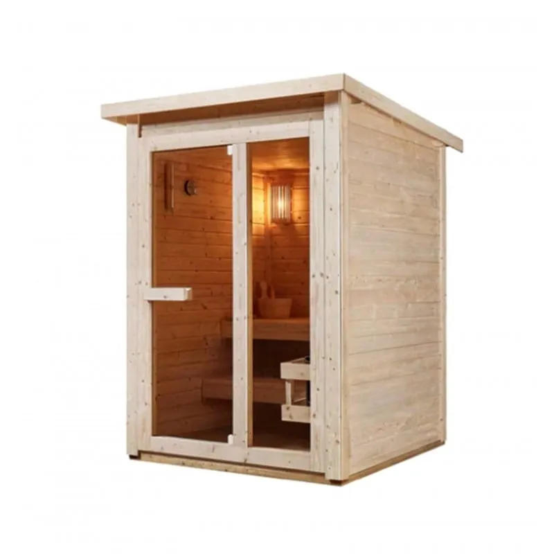 sauna vanjska helsinki za 2-3 osobe. 165x175x218,9 cm (komplet za slaganje) - slika 3