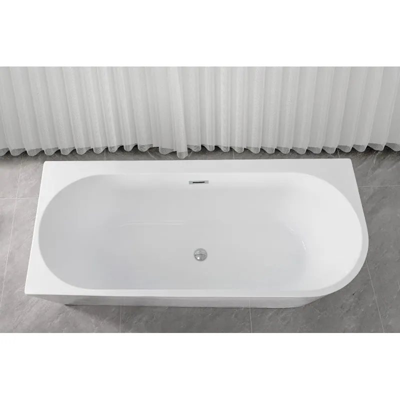 kada akrilna faro lijevo 170x75x56 cm - slika 6