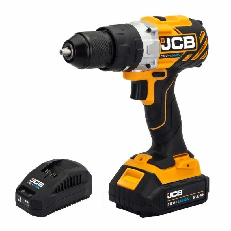 akumulatorska bušilica, baterija, punjač i torba jcb-18blcd-2xb-e - slika 2