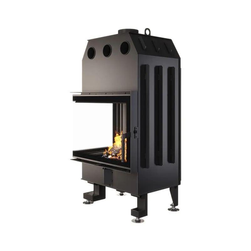 kamin ugradbeni saven energy 65x50x47l (14,5 kw) eco - crni šamot - slika 3