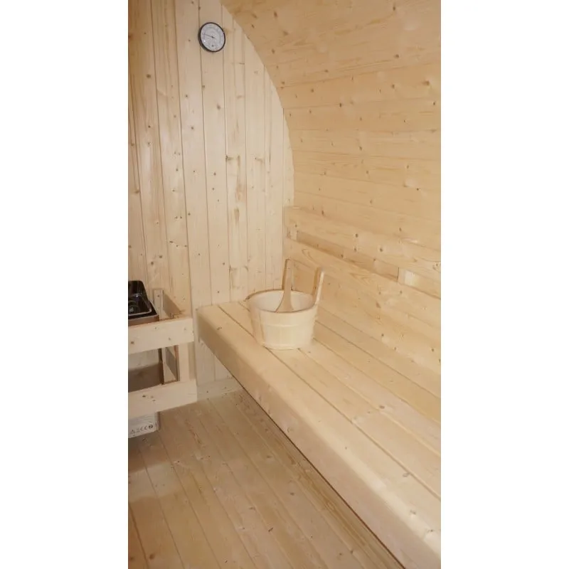 sauna vanjska island xl za 4 osebe 189x220x200 cm - slika 9