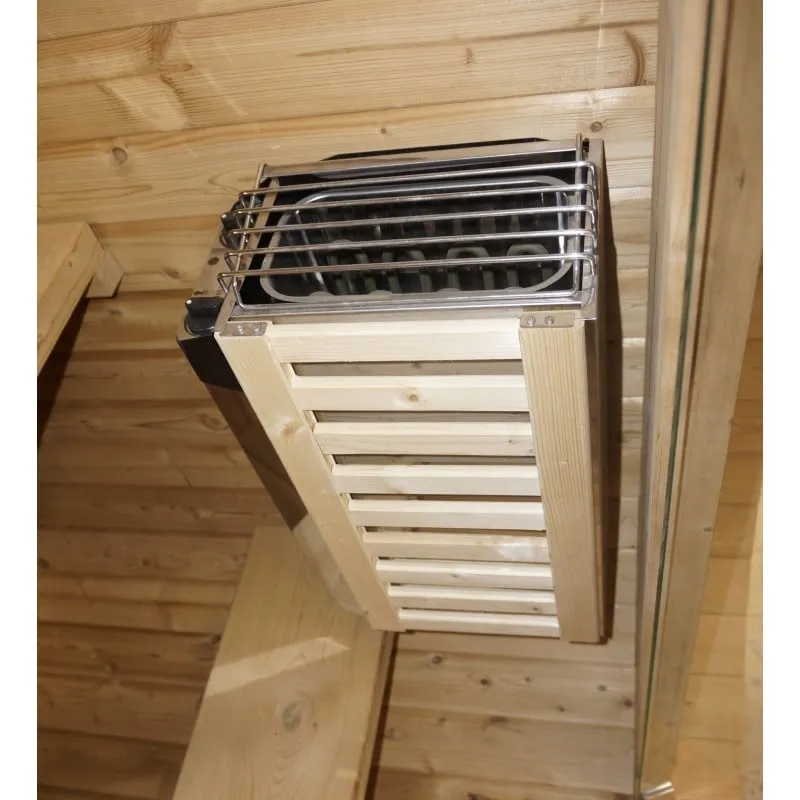 sauna vanjska lindholm za 1-2 osobe 128,2 x 120 x 194 cm (komplet za montažu) - slika 7