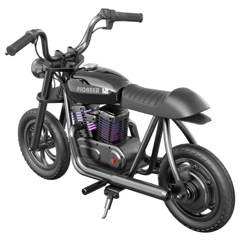 hyper gogo pioneer 12 plus električni motocikl za djecu - crni - slika 3