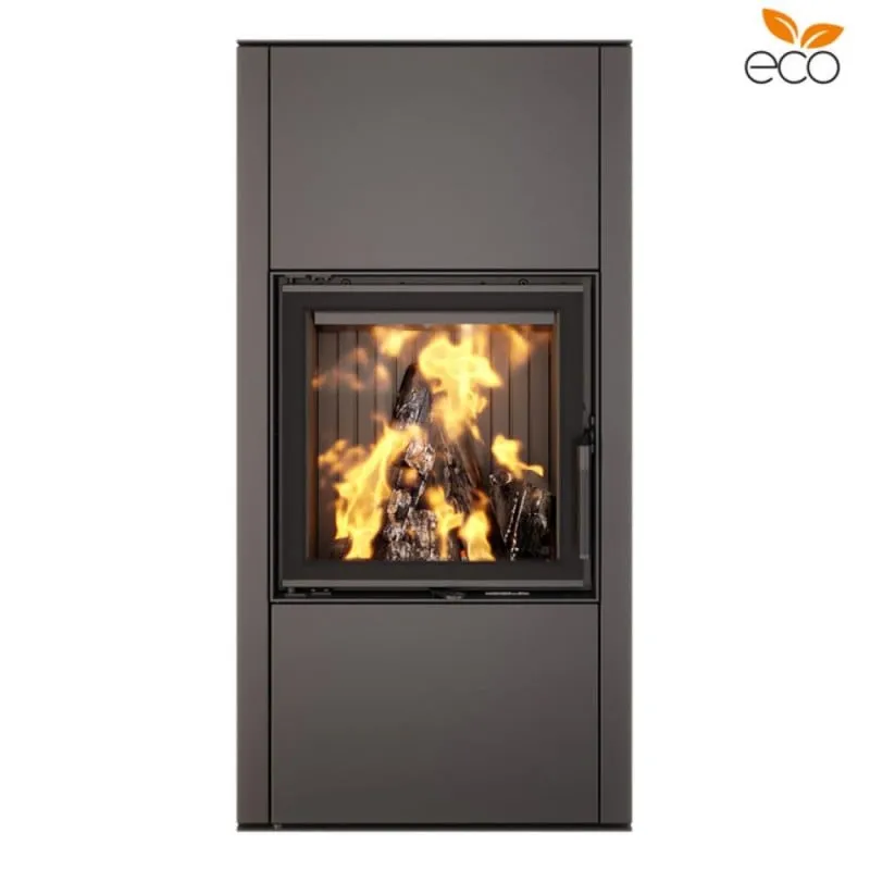 peć na drva samostojeća saven vatra xl 50x50 black eco (8,4 kw) - slika 2