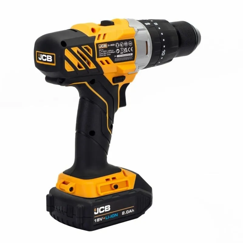 akumulatorska bušilica + baterija i punjač jcb-18cd-2xb-e - slika 2