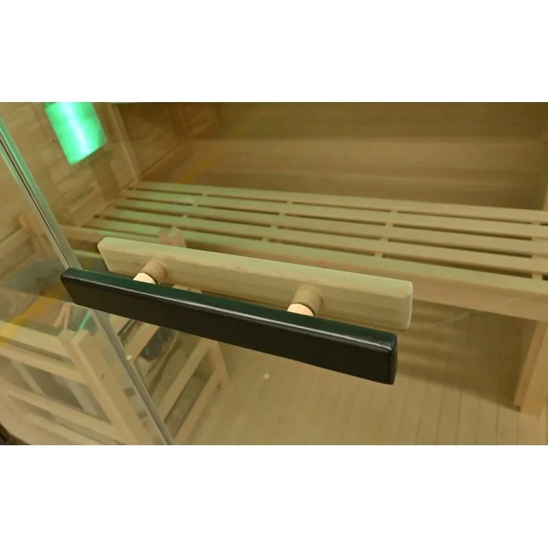 sauna luxor 2 za 3 osobe 150x140x190 cm - slika 5
