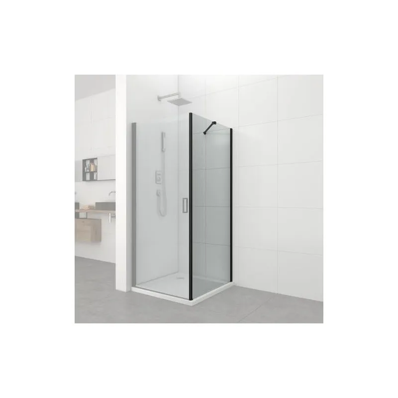 Fiksno staklo 90cm crno mat 88-89,5x195cm - Mihovljan, Čakovec