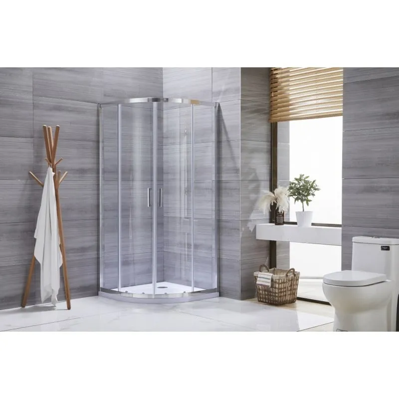 tk silver line 90 r polukružna tuš kabina 90x90x195cm - slika 2