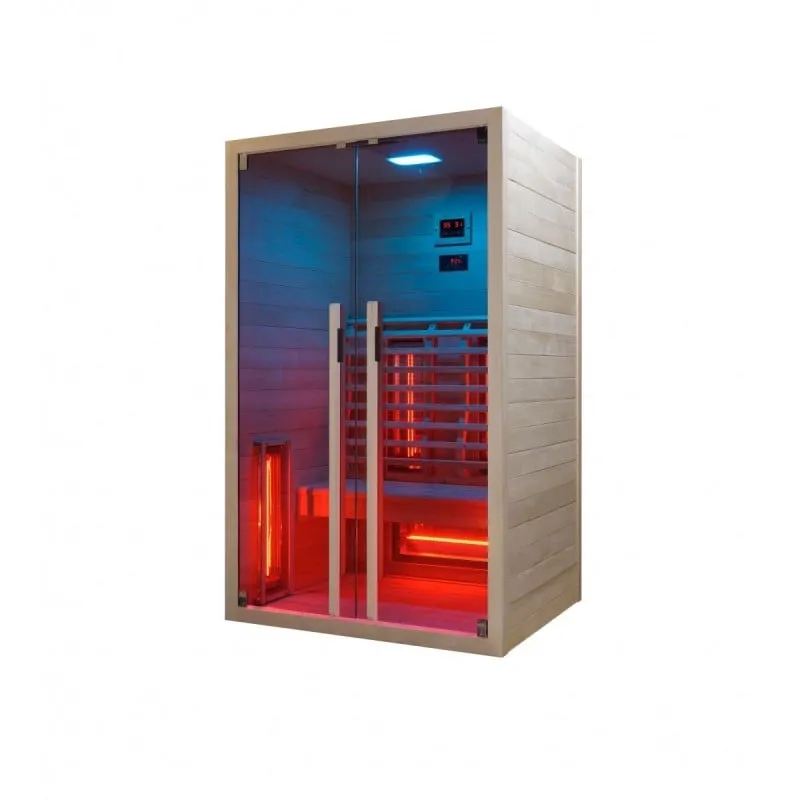 sauna infracrvena ruby 2 za 2 osobe 120x100x195 cm - slika 6