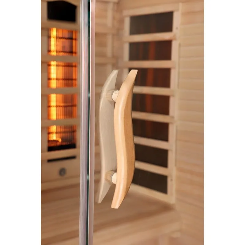sauna infracrvena otvorena za 3 osobe 150x120x200 cm - slika 6