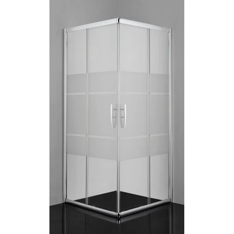 Klizna kutna vrata za tuš PRO-LINE, krom 88,5-90x200 - Mihovljan, Čakovec