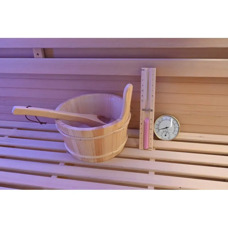 sauna luxor 1 za 2 osobe 120x120x190 cm - slika 16