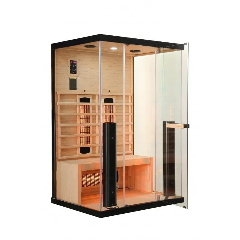 sauna billund 2 nova infracrvena za 2 osobe 125x100x190 cm (komplet za montažu) - slika 2