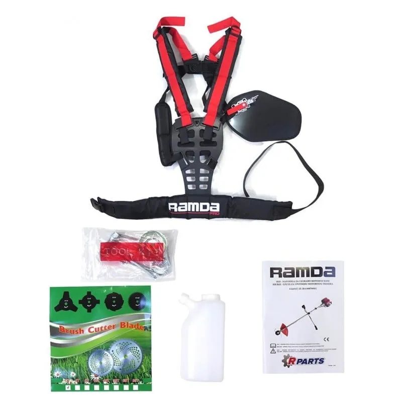 motorni trimer pro, 63ccm, bike ročka, palica 28mm - ramda - slika 12