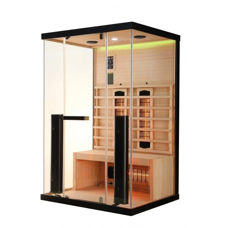 sauna billund 2 nova infracrvena za 2 osobe 125x100x190 cm (komplet za montažu) - slika 11