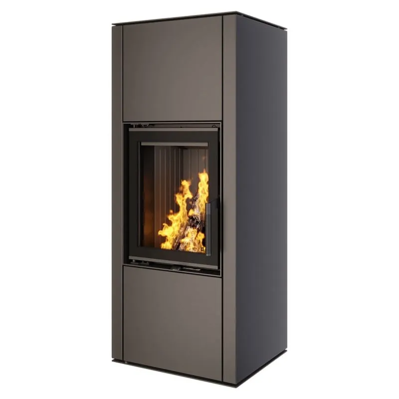 peć na drva samostojeća saven vatra l 40x50 black eco (6,6 kw) - slika 2