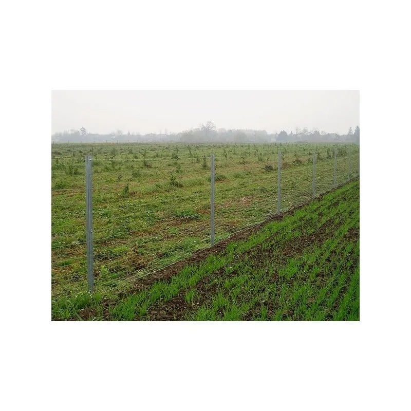 metalni pocinčani stup za ogradu 2000-63x43-1,5 mm - ogradni - slika 3