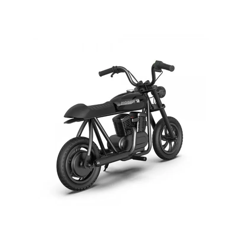 hyper gogo pioneer 12 električni motocikl za djecu - crni - slika 3