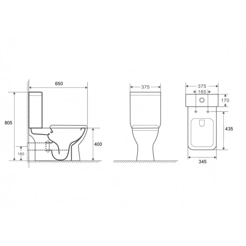 stil wc monoblok rimles sa wc daskom - slika 2