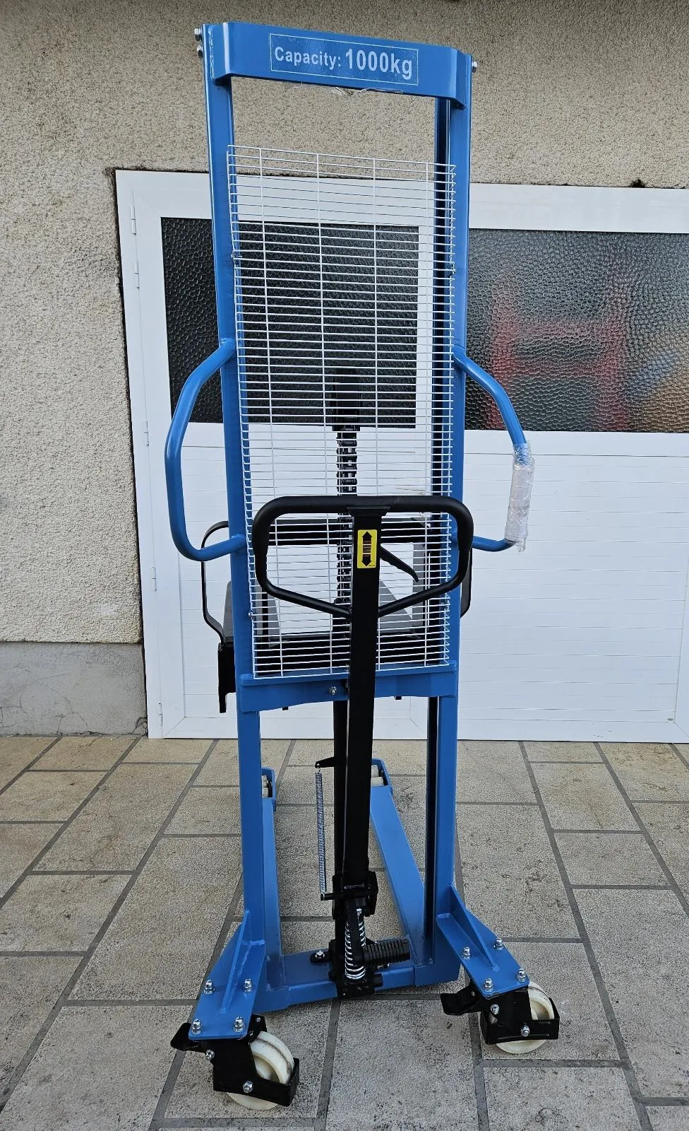 novi visokopodizni ručni viličar glms1016 blue - slika 4