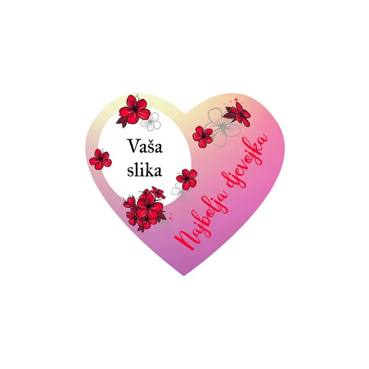 najbolja djevojka – podloga za miš - slika 2