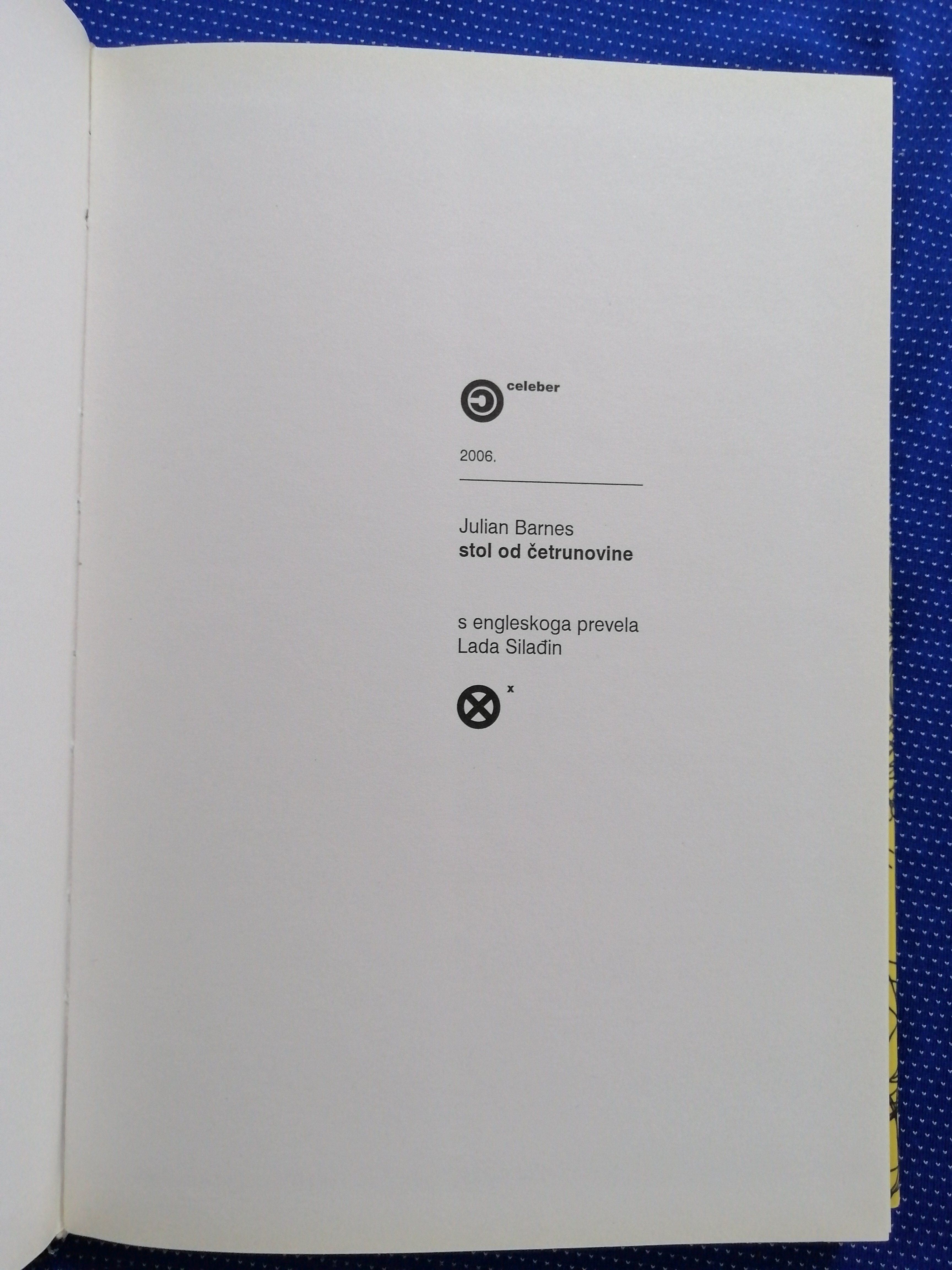 julian barnes – stol od četrunovine - slika 2