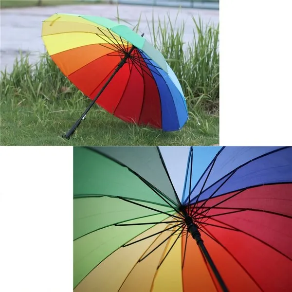 kišobran automatik u duginim bojama - slika 3