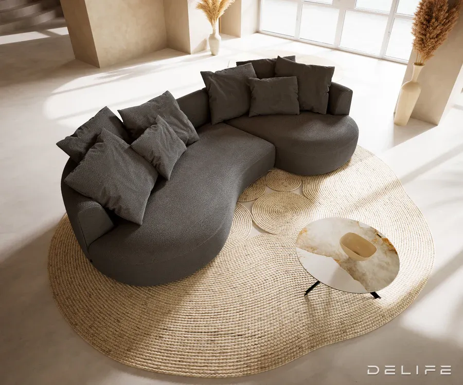 sofa edina 328x166cm, materijal: boucle - slika 3
