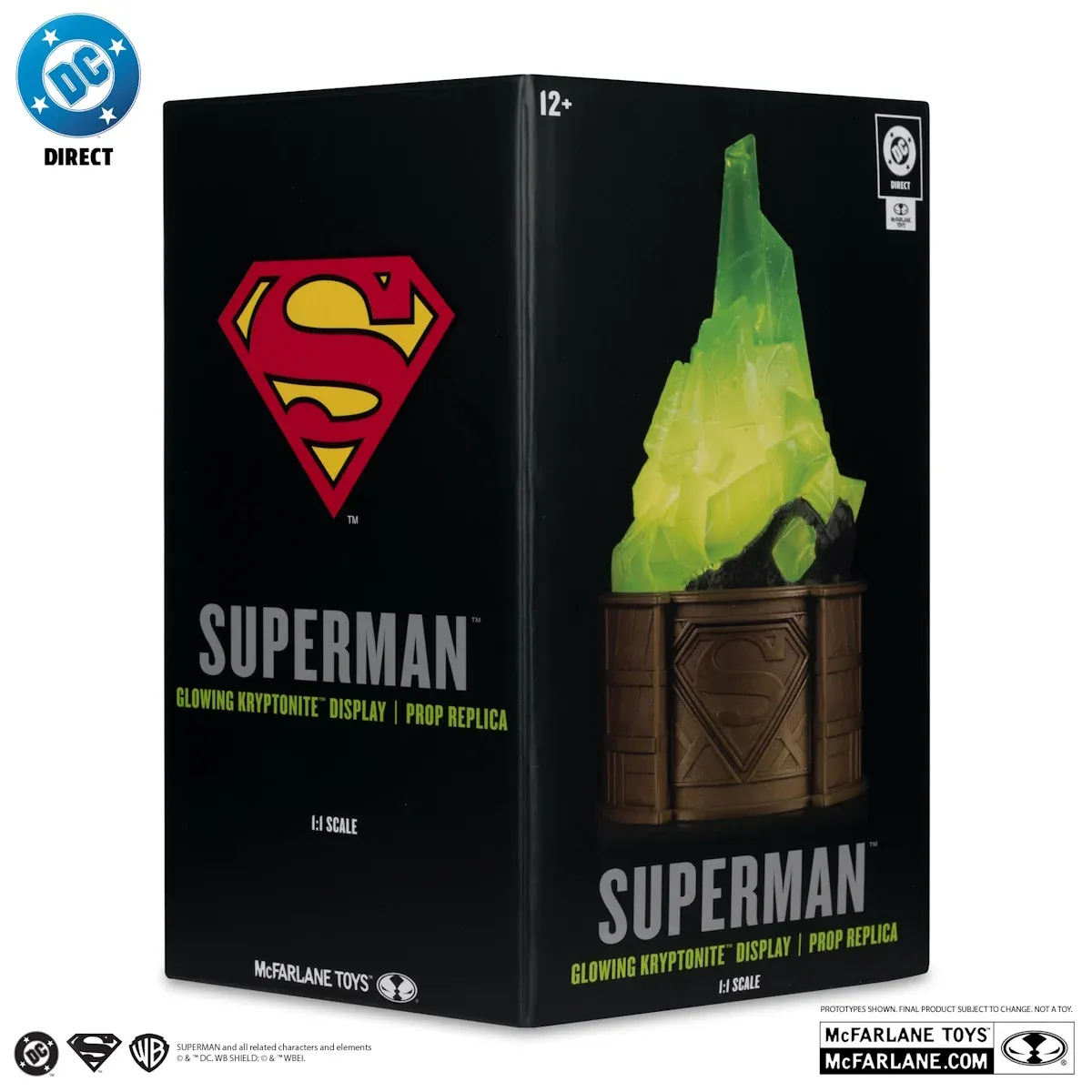 superman glowing kryptonite display replica - slika 8
