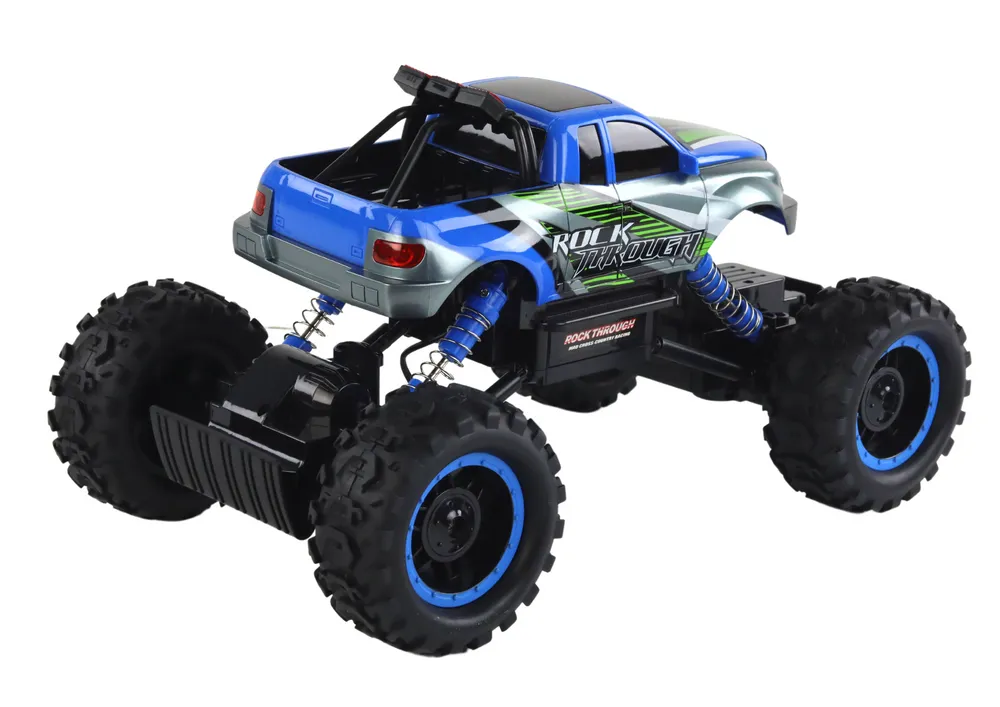 off-road remote controlled rc car 1:14 2.4g blue - slika 3