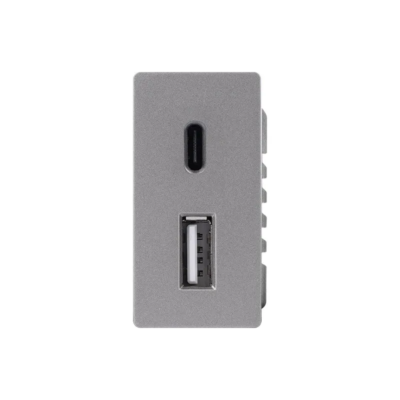1/2 usb utičnica 20w super brza usb a+c modul - slika 3