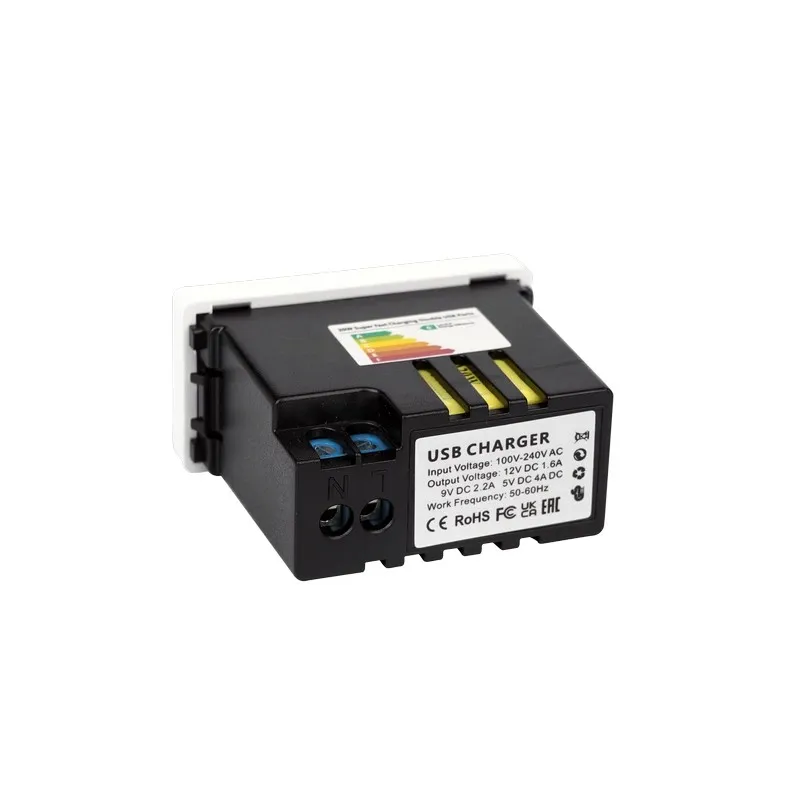 1/2 usb utičnica 20w super brza usb a+c modul - slika 5