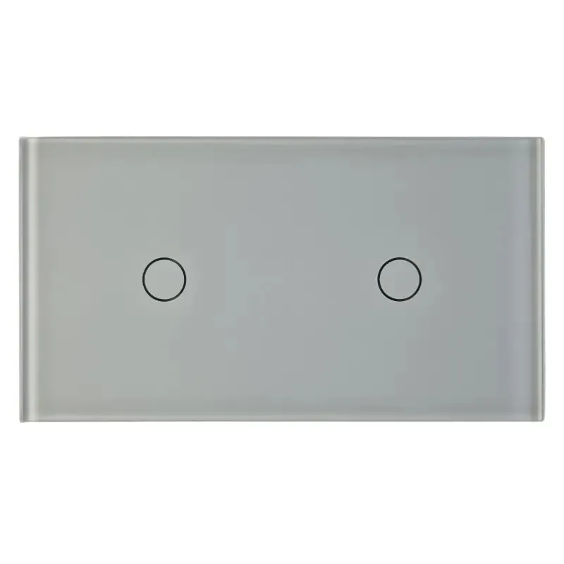 1tipka & 1tipka dupli stakleni panel 4.0mm s 1.2mm metalnim držačem - slika 1