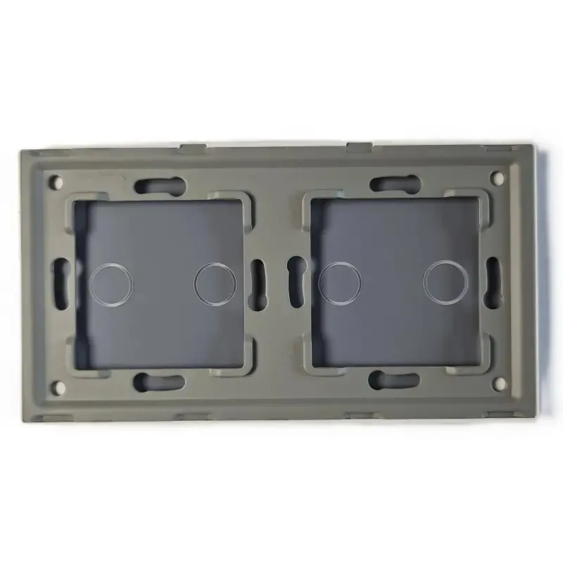 2tipke & 2tipke dupli stakleni panel 4.0mm s 1.2mm metalnim držačem - slika 2