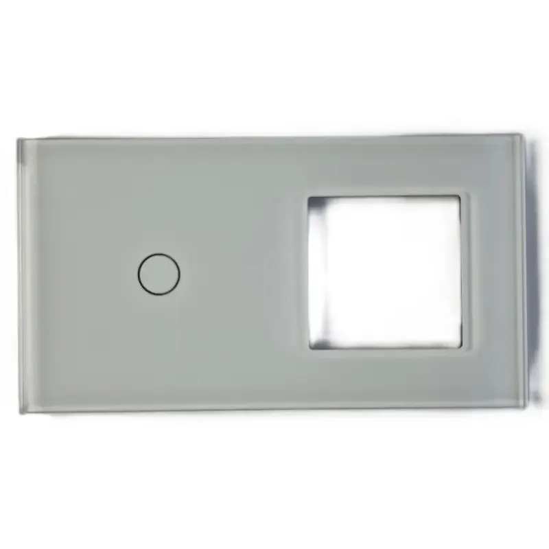 1tipka & 1okvir kombinacija dupli stakleni panel 4.0mm s 1.2mm - slika 1