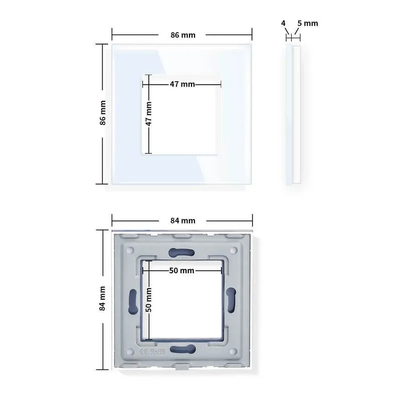 jednostruki stakleni okvir 4.0mm s 1.2mm metalnim držačem - slika 7