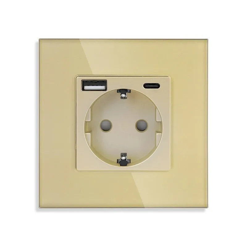 obična utičnica eu s usb a+c 16a modul - slika 3