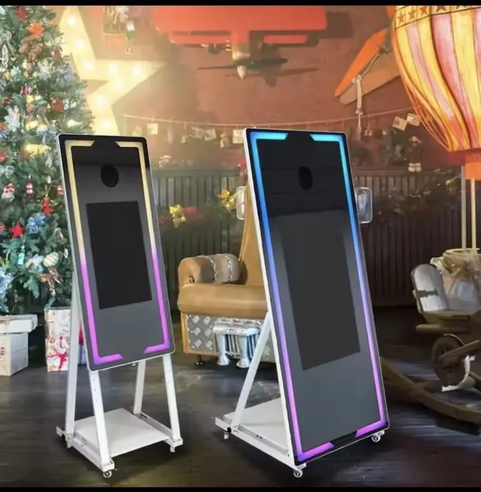 foto booth selfi zrcalo za vjenčanja i svečanosti 45" + printer (opcia - slika 5