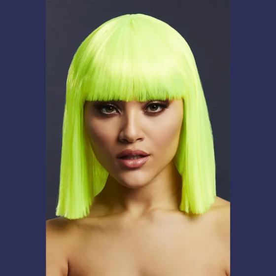 Deluxe perika Lola neon limeta - Zagreb