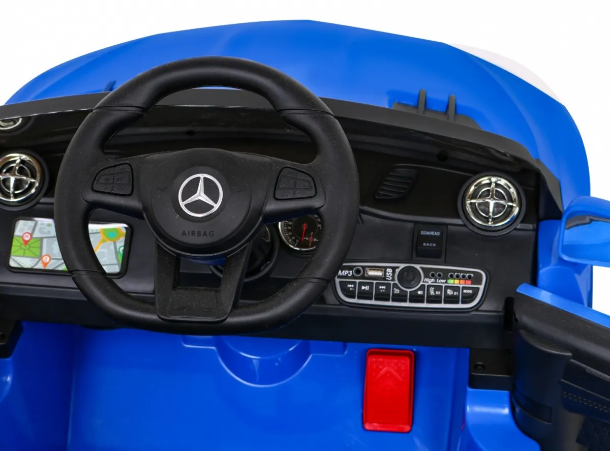 licencirani auto na akumultor mercedes benz amg sl65 s - plavi - slika 7
