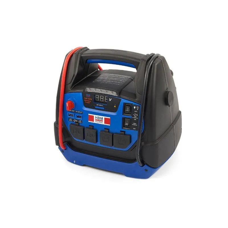 profesionalni starter akumulatora, jumpstarter, 230 v, 12 v, 22 ah - slika 3